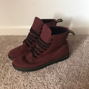 Barely warn Dr. Martens